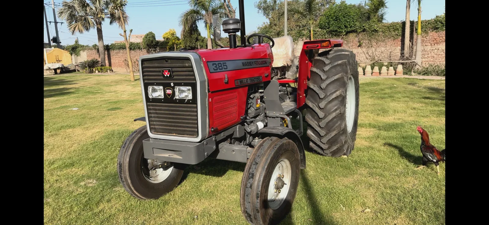 MF 385 2WD tractor for dealer export inquiry planning